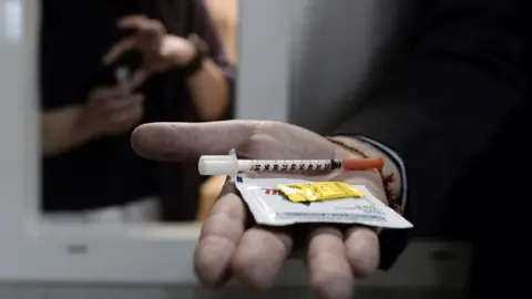 Getty Images Drug consumption room in Greece