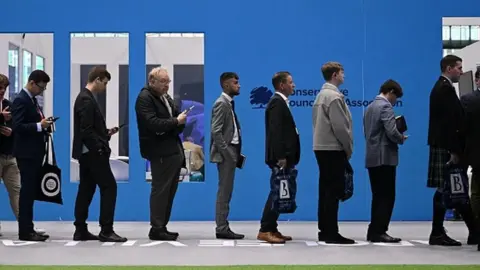 Getty Images Tory conference delegates