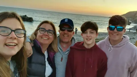 Richard Andrews Richard Andrews 56 with his wife Ann Andrews and their three children