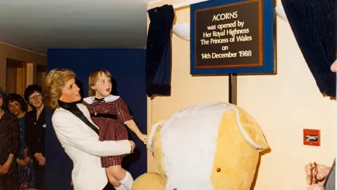 Acorns Children's Hospice Princess Diana opening Acorns Children's Hospice in 1988