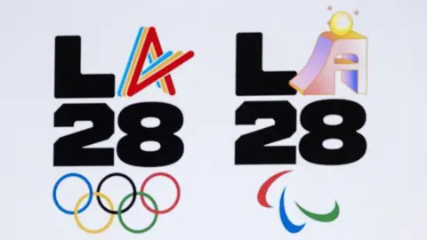 LA28 signs