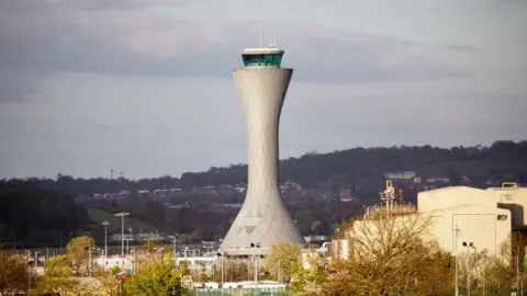 Getty Images A big tall grey tower.