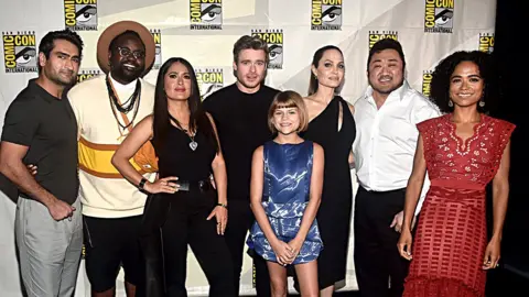 Getty Images The cast of Marvel's Eternals
