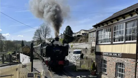 Gwili Railway Train at Abergwili Junction