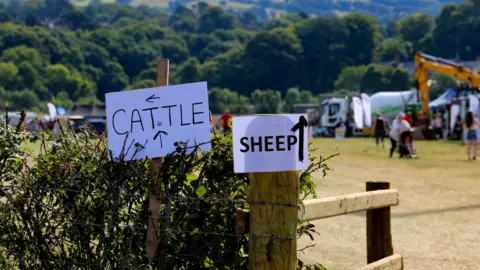 Getty Images Agricultural show in north Wales