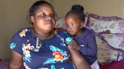 A mother and her child