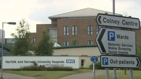 BBC Exterior view of the NNUH