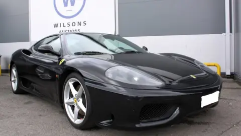 Wilsons Auctions A black Ferrari