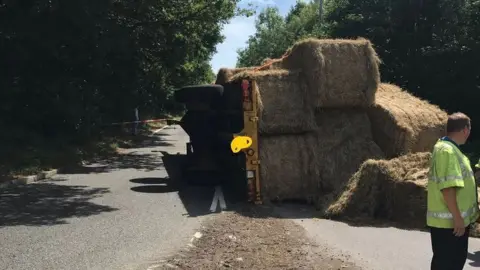 PC Barry Gargett Overturned tractor