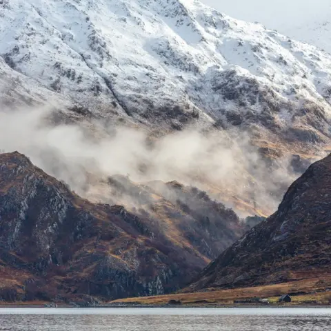 Quintin Lake Loch Hourn from Knoydart