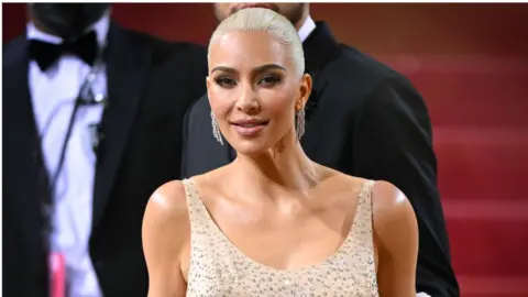 Getty Images Kim Kardashian arrives to the 2022 Met Gala Celebrating "In America: An Anthology of Fashion" at Metropolitan Museum of Art on May 02, 2022 in New York City.