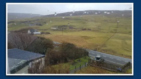 Wendy McNamee The view from Wendy's rented home