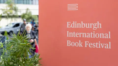 Getty Images Book festival sign