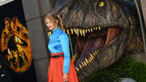 Getty Images US actress Laura Dern arrives for the Los Angeles premiere of Universal Pictures' "Jurassic World Dominion" at the TCL Chinese Theater in Hollywood on June 6, 2022