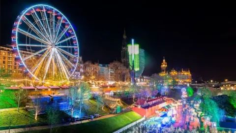 Edinburgh's Christmas Ferris Wheel