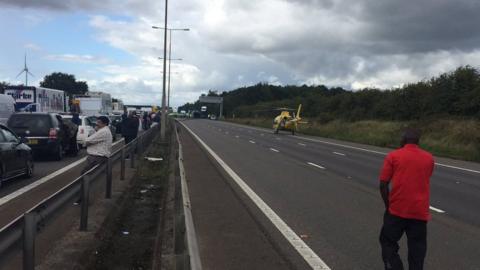 carriageway crosses northampton lorry motorcardiaries