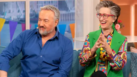 Ken McKay/ITV/Shutterstock John Owen-Jones, Haydn Gwynne from The Great British Bake Off Musical