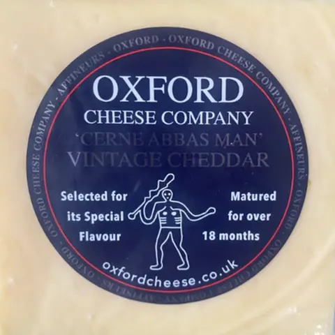 Ivan Kirby Cerne Abbas Man cheese from the Oxford Cheese Company.