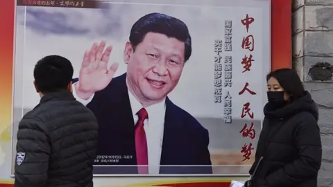 AFP Billboard showing President Xi Jinping