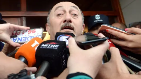 Reuters Gabriel Attis, chief of the naval base where the ARA San Juan submarine sailed from, speaks during a news conference in Mar del Plata, Argentina November 17, 2018