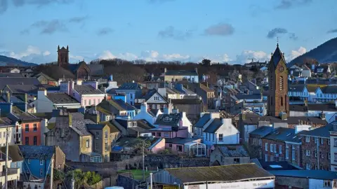 MANXSCENES View of Peel from above