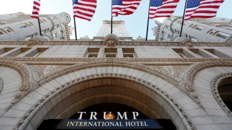 Reuters The Trump International Hotel on its opening day in Washington DC, 12 September 2016