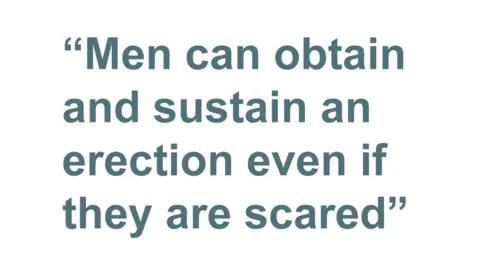 Quotebox: Men can obtain and sustain an erection even if they are scared