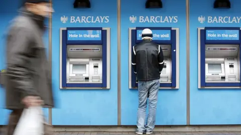 Getty Images Barclays cash machines