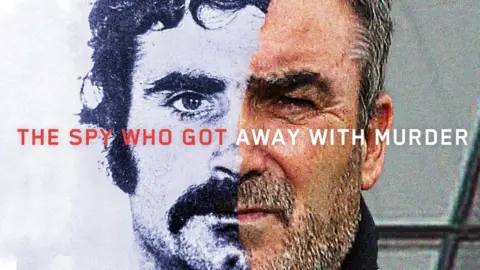 Victor Patterson/Pacemaker A graphic showing an old image of Freddie Scappaticci spliced with a more recent image of him, featuring the words: THE SPY WHO GOT AWAY WITH MURDER