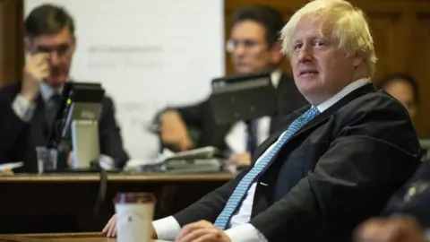 Getty Images Boris Johnson at Westminster event