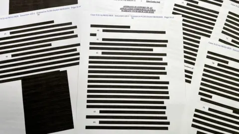 Reuters Of the 38 pages in the unsealed affidavit, 21 are mostly or entirely blacked out
