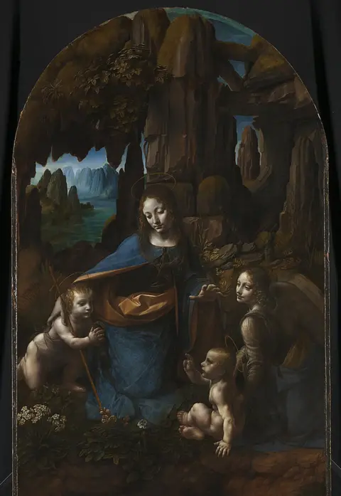 National Gallery, London The Virgin of the Rocks (1491 - 1508) by Leonardo da Vinci