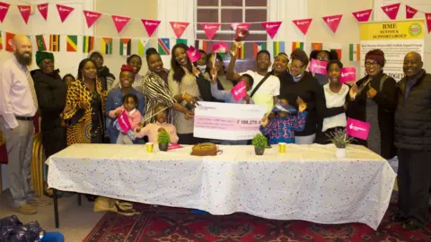 BSSG Community group celebrating lottery award