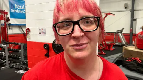 Martin Giles/BBC Kelly Newsom