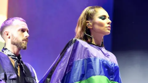 Getty Images Cheryl performs during Manchester Pride 2019 on August 25, 2019 in Manchester