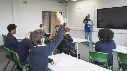 Getty Images Stock picture of schoolboys