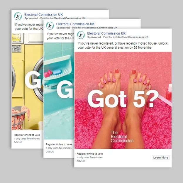 Electoral Commission Three adverts by the Electoral Commission