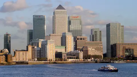 Getty Images Canary Wharf in London