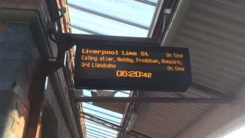 BBC Train sign