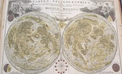 Cambridge University Library Map of the Moon