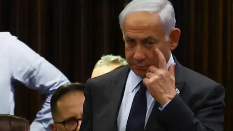 Reuters netanyahu at knesset, 27/3