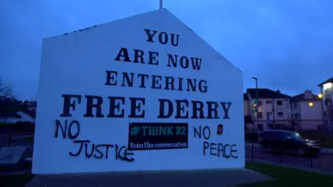 Graffitti on Free Derry Corner