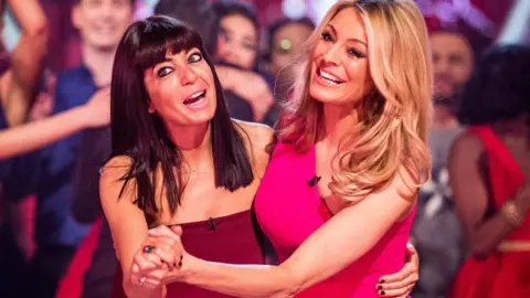 Claudia Winkleman and Tess Daly on Strictly Come Dancing