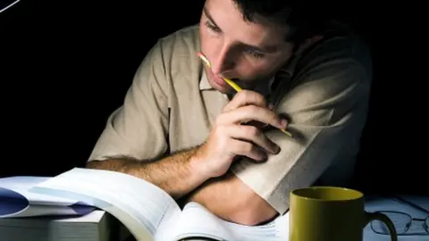 Thinkstock A university student studying for an exam