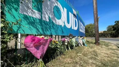 Flowers outside Liquid Leisure Windsor