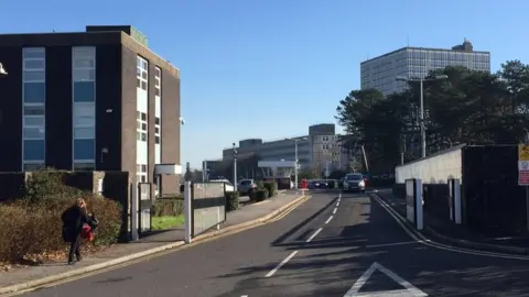 Geograph/Alan Hughes entrance to DVLA office