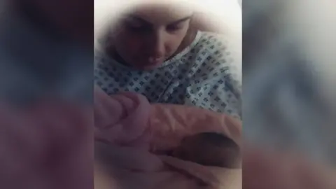 Rikki and Jessica Webb Nelly with her mother Jessica