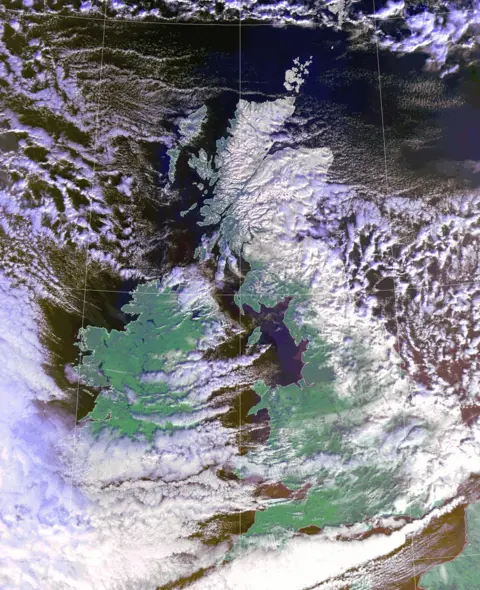 Dundee Satellite Station Ltd Satellite image of the UK