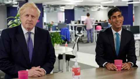 Reuters Boris Johnson and Rishi Sunak