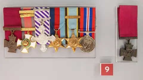 Bob Greaves Photography/RAF Museum Midlands Wing Commander Guy Gibson’s Victoria Cross and medal bar
